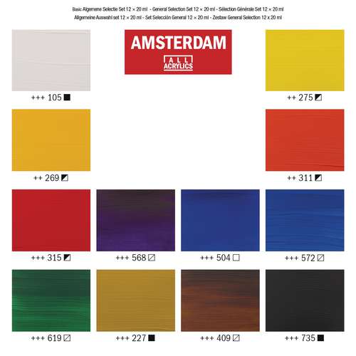 AMSTERDAM Acrylfarbe Standard  Introsets