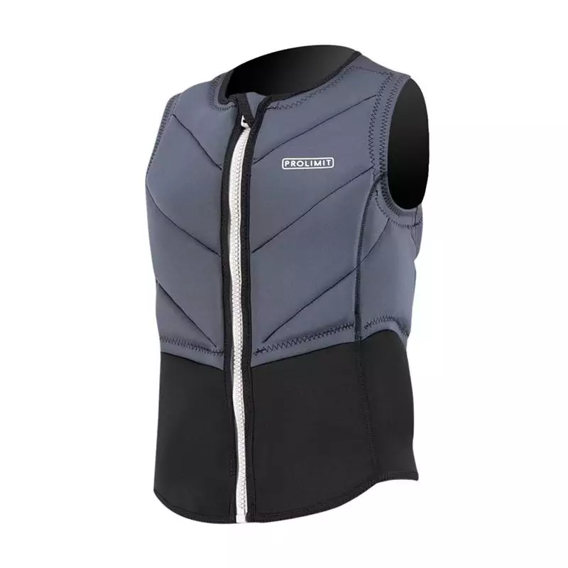 Gilet impact kitesurf/windsurf PROLIMIT PureGirl Slider Vest Half PaddedFrontzip Black