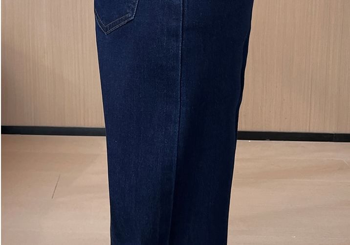 Coline - Elastische taille, gewassen, losse jeans