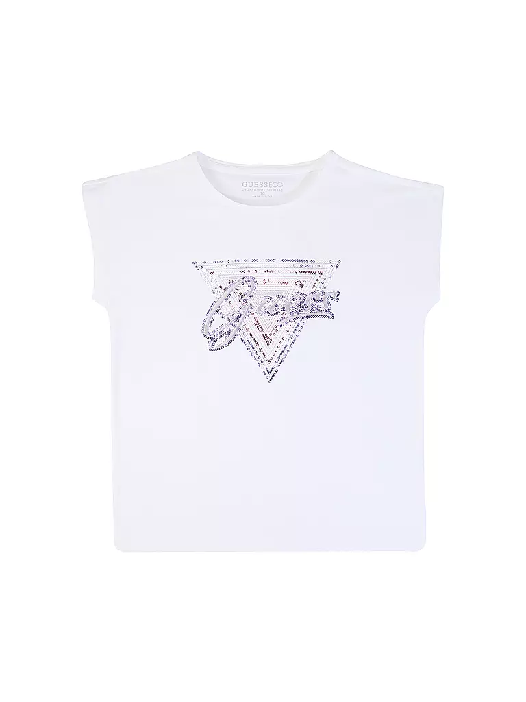 GUESS Mädchen T-Shirt weiss