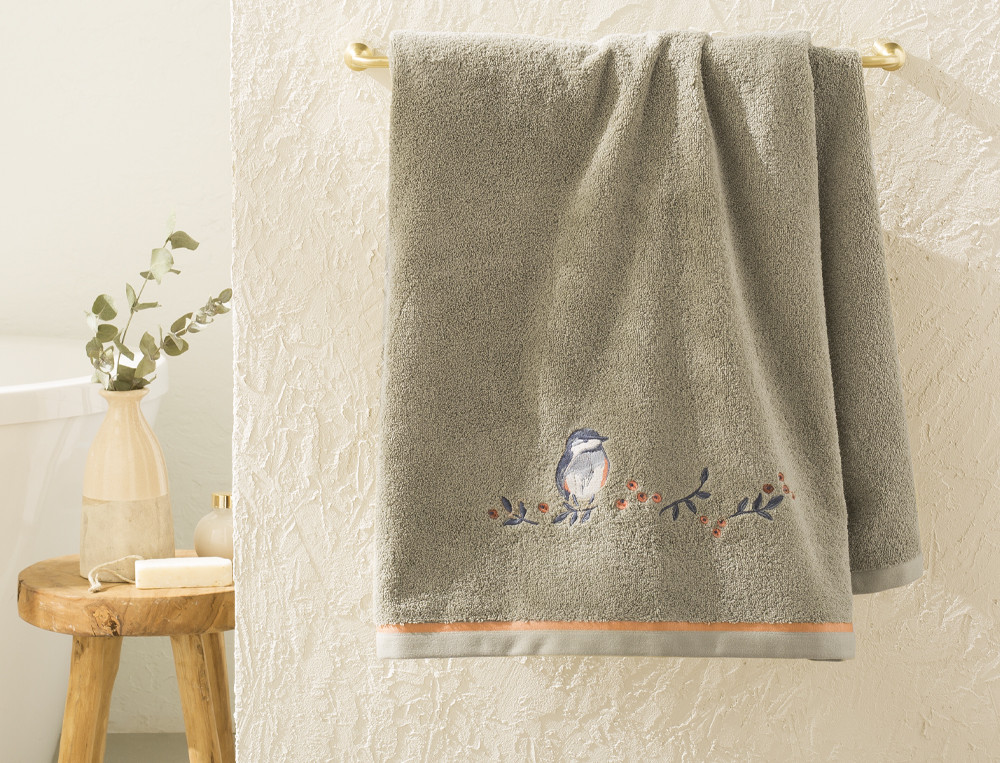 Linge de bain-Mésanges