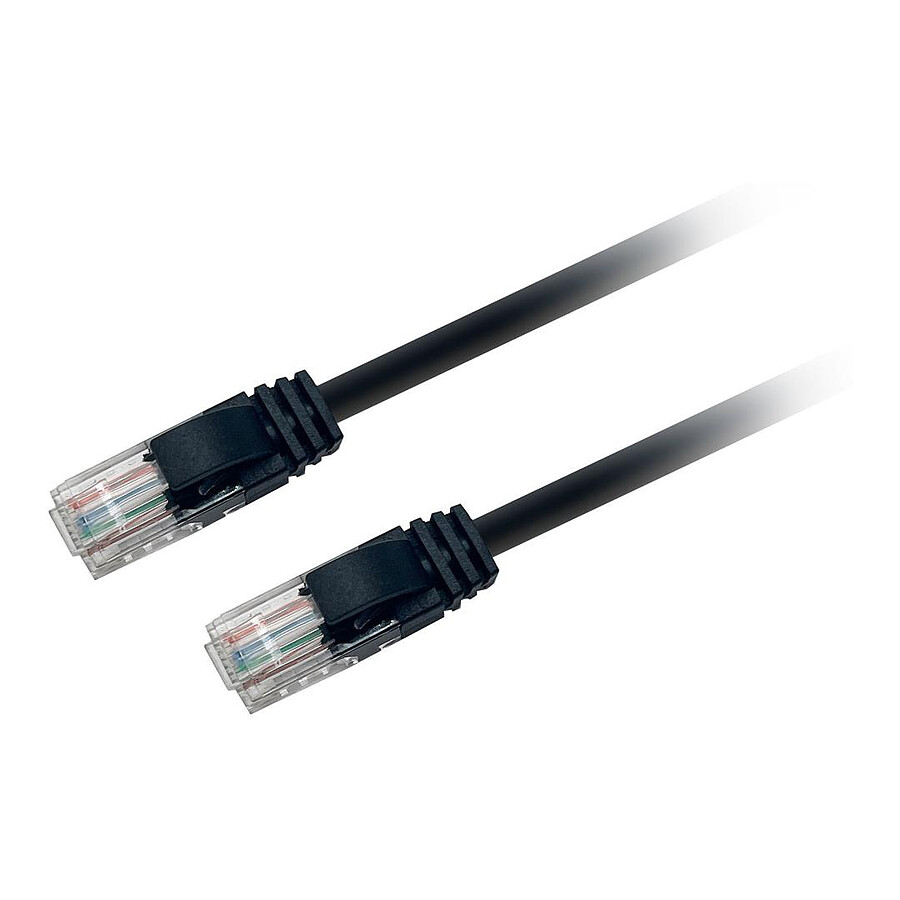 Textorm Câble RJ45 CAT 5E UTP (noir) - 10 m