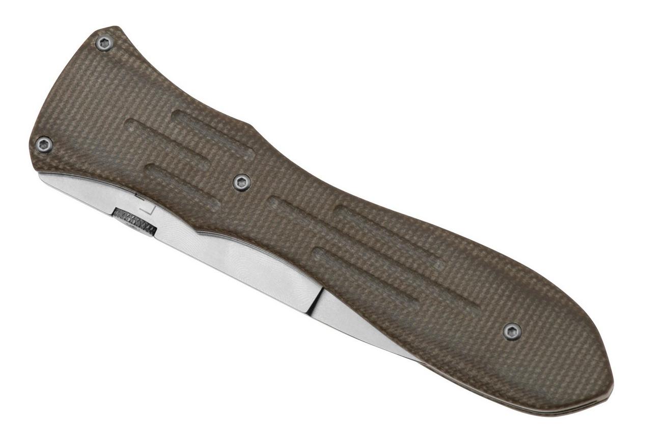 Böker Plus Atropos 01BO913 VG10, Micarta zakmes, Chuck Gedraitis design