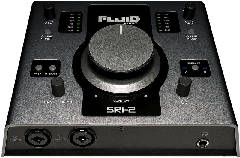 Fluid Audio - SRI-2 - Audio-interface - Zwart - 24 bit - 192 kHz