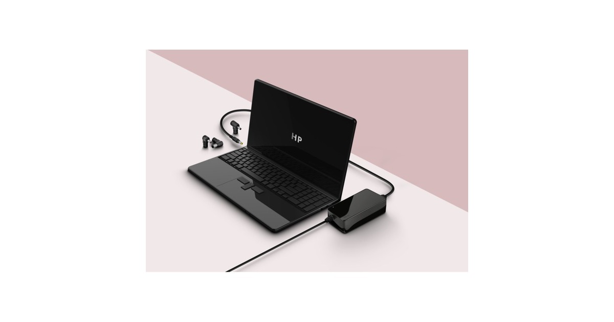 TrustMaxo 90W Laptop Charger for HP voedingseenheid  (Zwart, 23393)