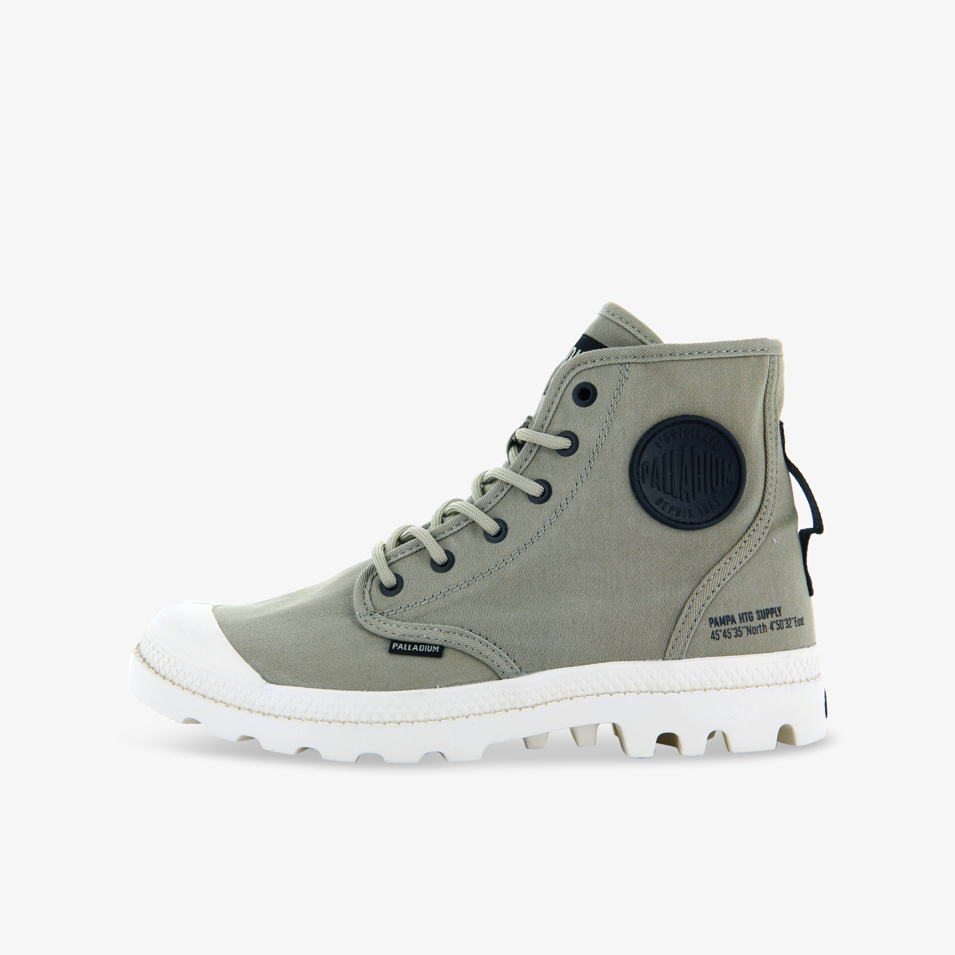 PALLADIUM PAMPA HI HTG SUPPLY Damen Leinenschuhe beige