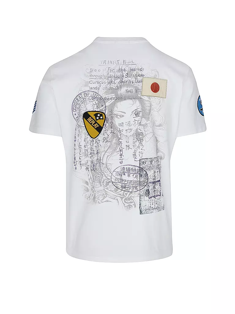 REPLAY T-Shirt  weiss