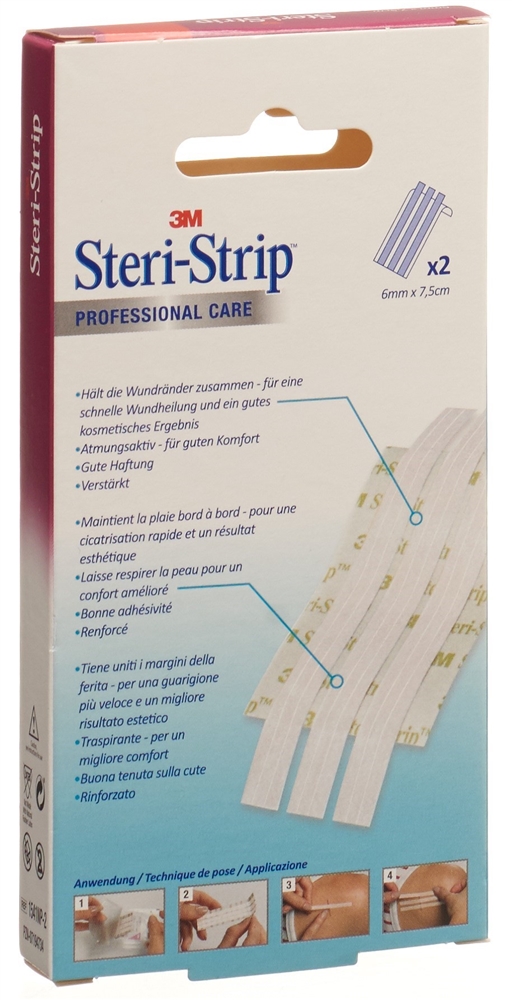 STERI 6x75mm weiss verstärkt 3 Stk<br>2 × 3 Stück, 6x75mm, weiss verstärkt
