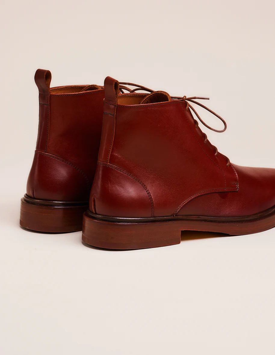 Bottines Guillaume - Cuir cognac