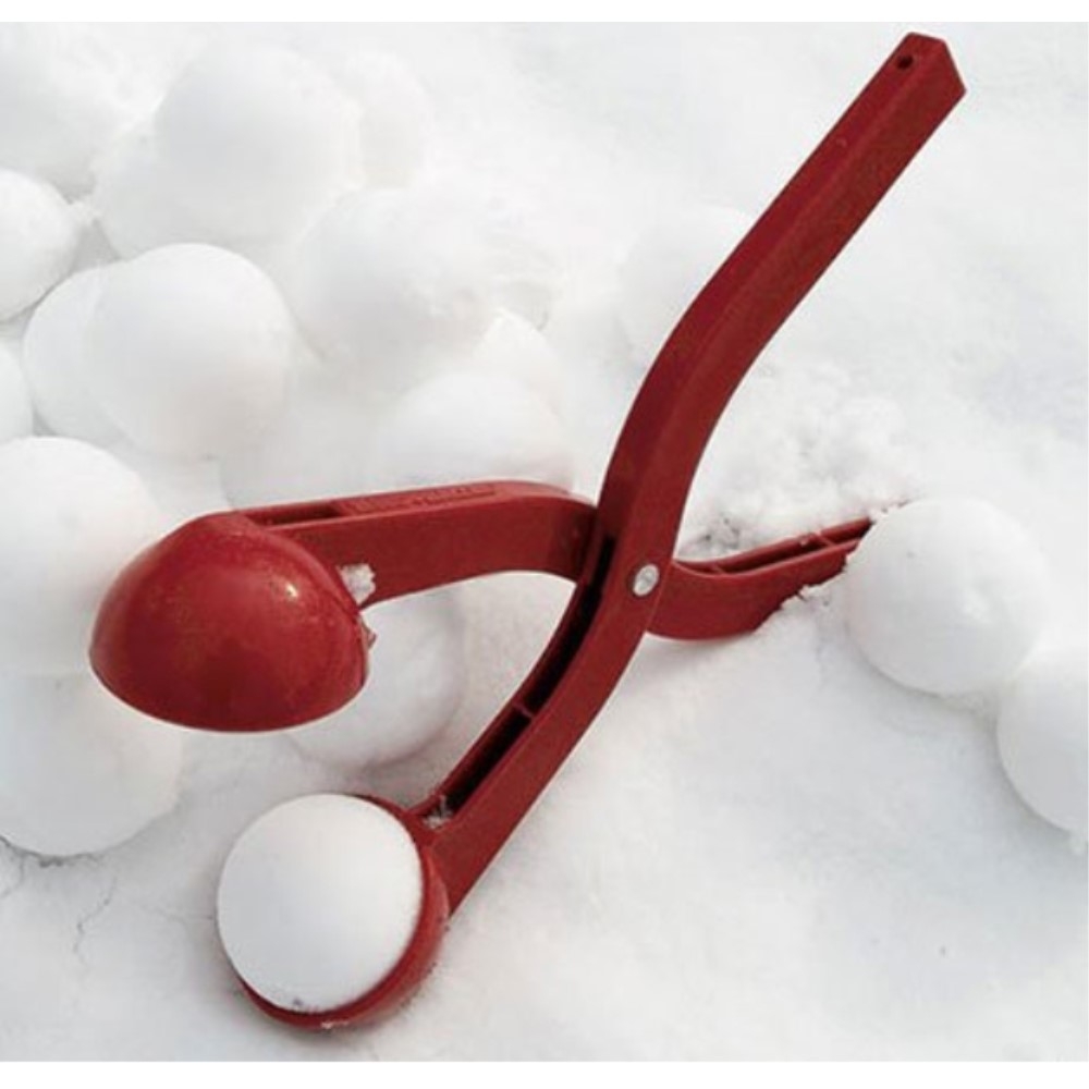 (2er Set) 36cm Winter Schneeball Zange Snowball Maker - Rot