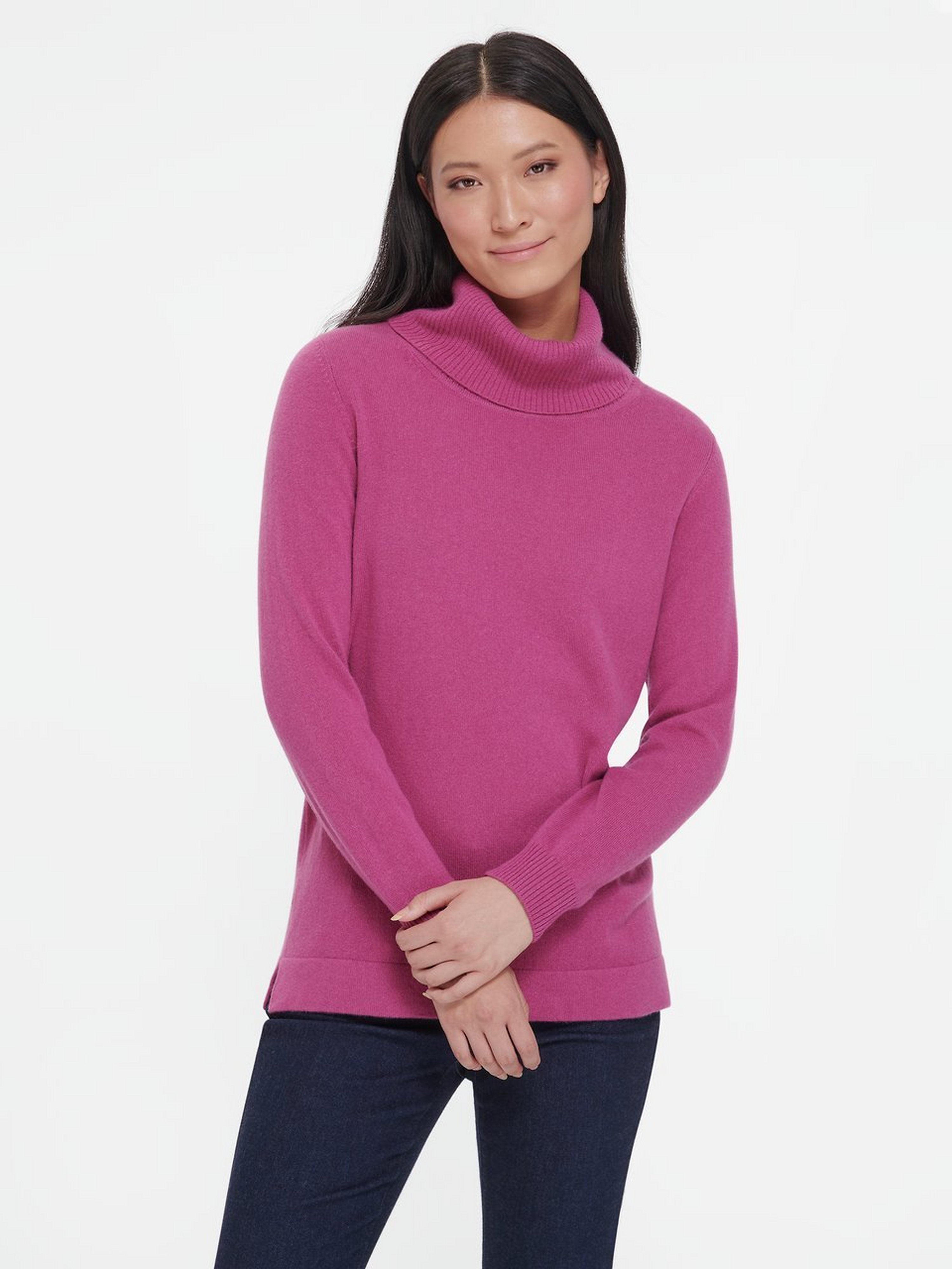 Rollkragen-Pullover aus 100% Premium-Kaschmir