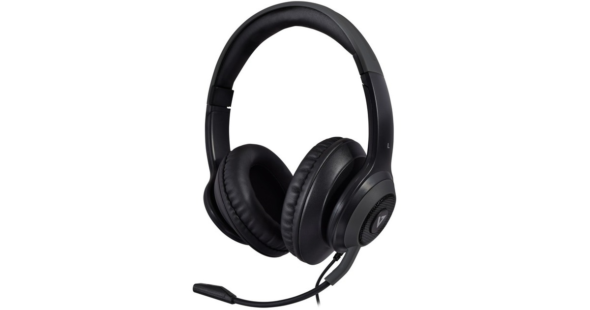 V7HC701 Premium Stereo Headset over-ear   (Zwart)
