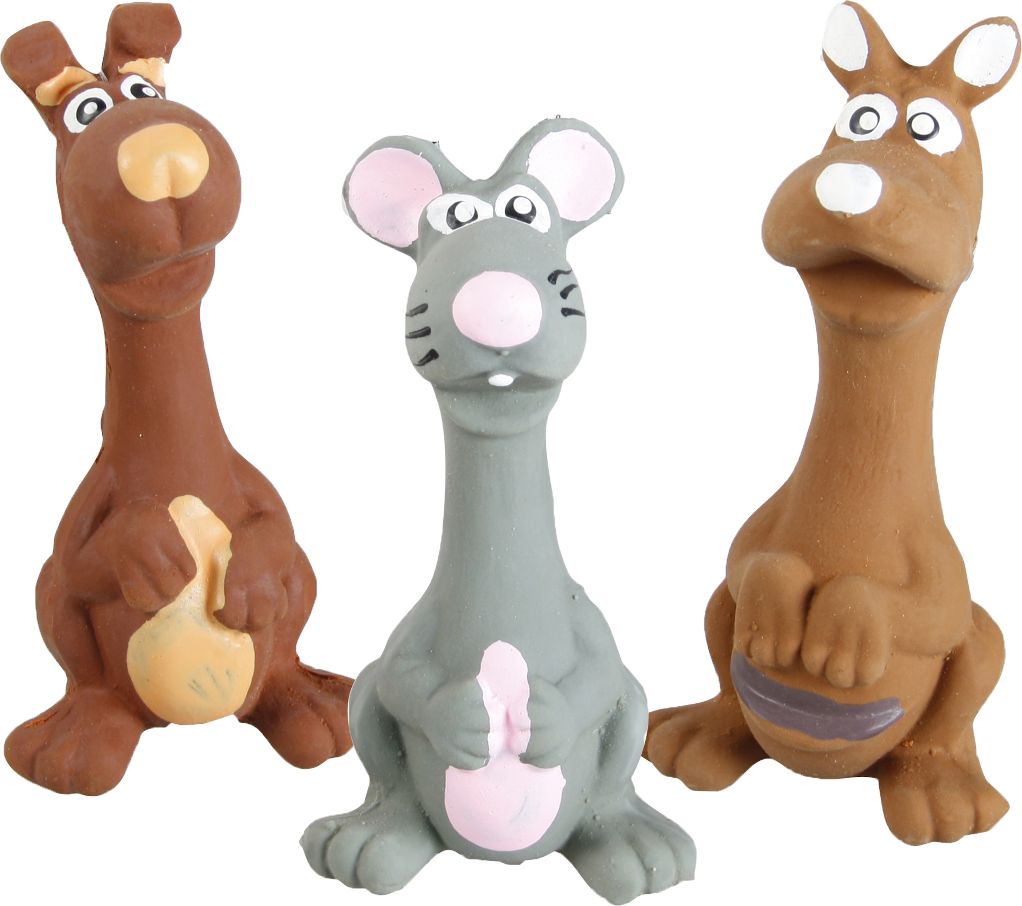 Flamingo f-1030749 - Jouet Souris & Kangourou & Chien