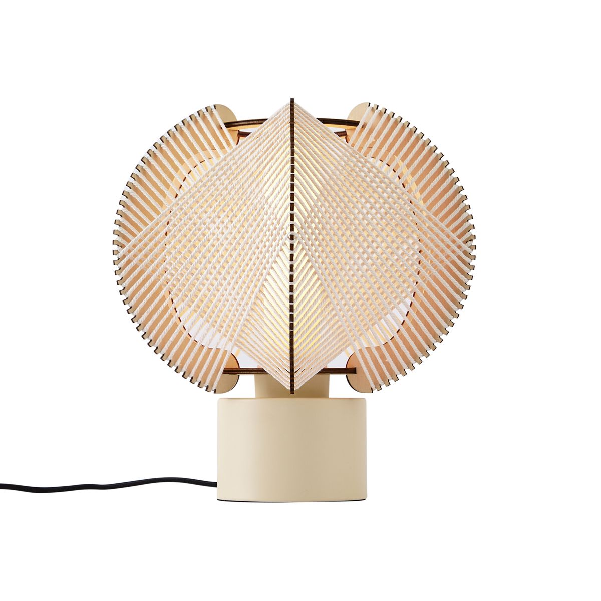 Japandi tafellamp beige 32cm - Gertie