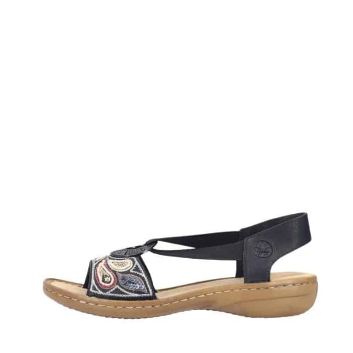 Rieker Sandal Dame 608B4-00