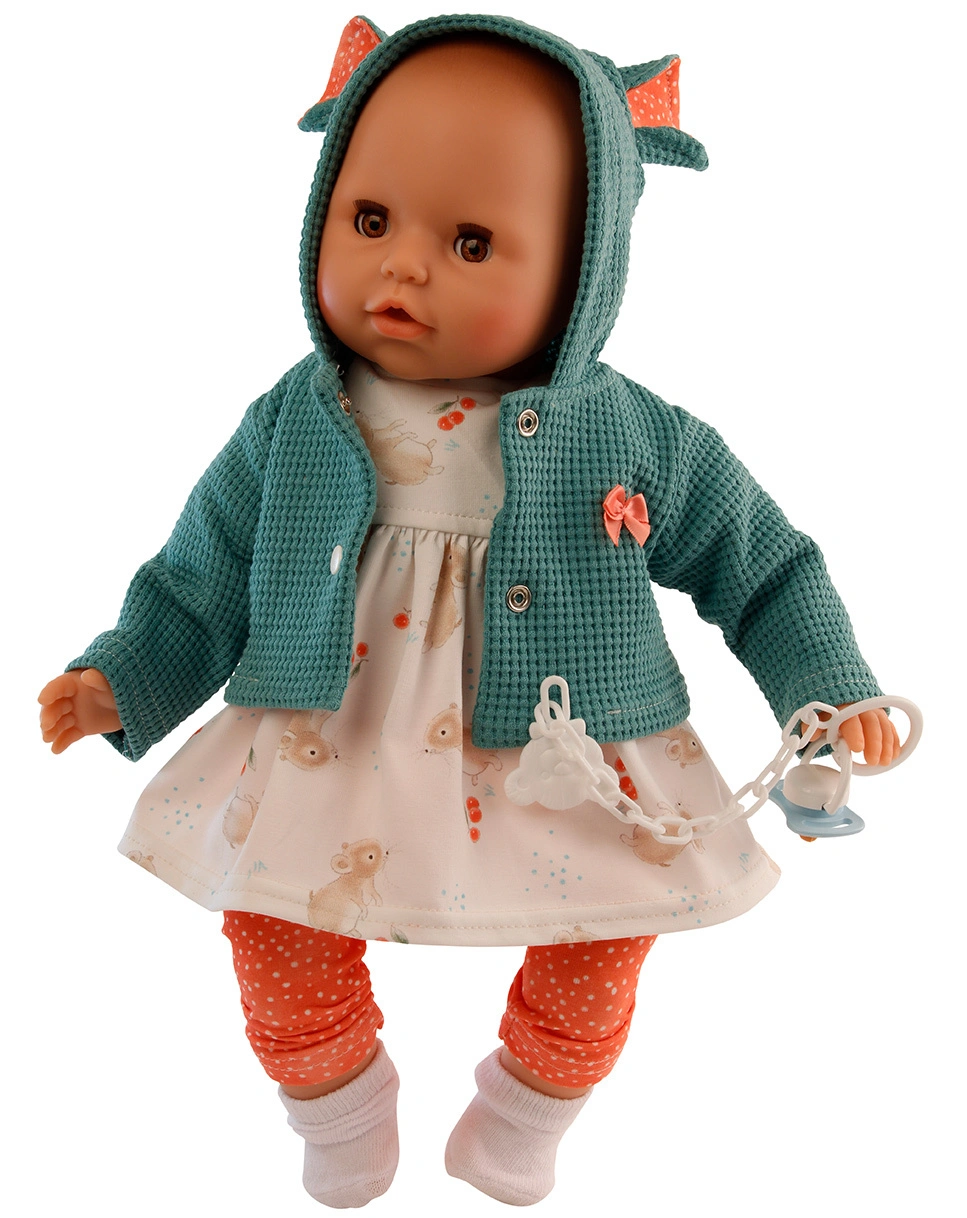 Babypuppe AMY (45cm) mit braunen Schlafaugen