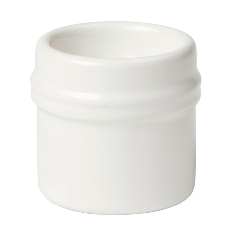 Broste Copenhagen Stevns eierdopje Chalk White