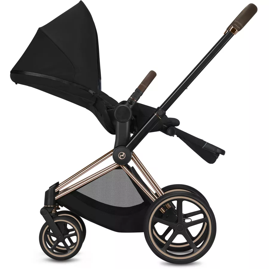 cybex PLATINUM Kombikinderwagen Priam Chrome Brown Nautical Blue