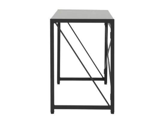 Fold - Bureau pliant en métal L100cm : Couleur - Noir