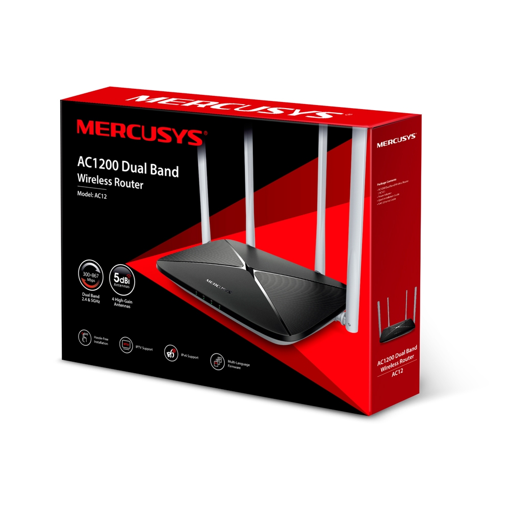 ROUTER MERCUSYS AC1200 AC12 867MBPS