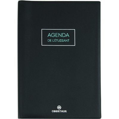 Agenda Cirrus - 1 jour par page - 12,5 x 17,5 cm - noir - Oberthur