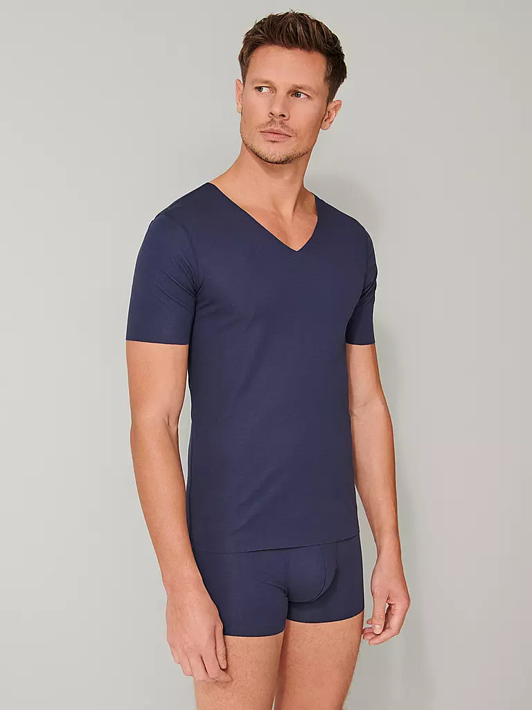 SCHIESSER T-Shirt blau