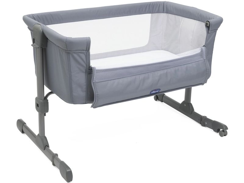 Chicco Beistellbett Next 2 Me Essential Stone Re_Lux Beistellbett mit vielen Funktionen