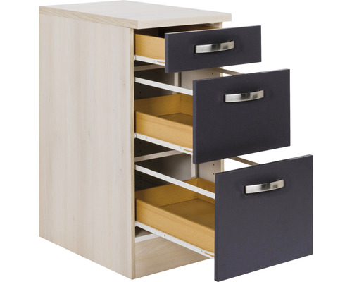 Optifit ladekast Porto220 BxDxH 40x60x84,8 cm antraciet mat gedemonteerd