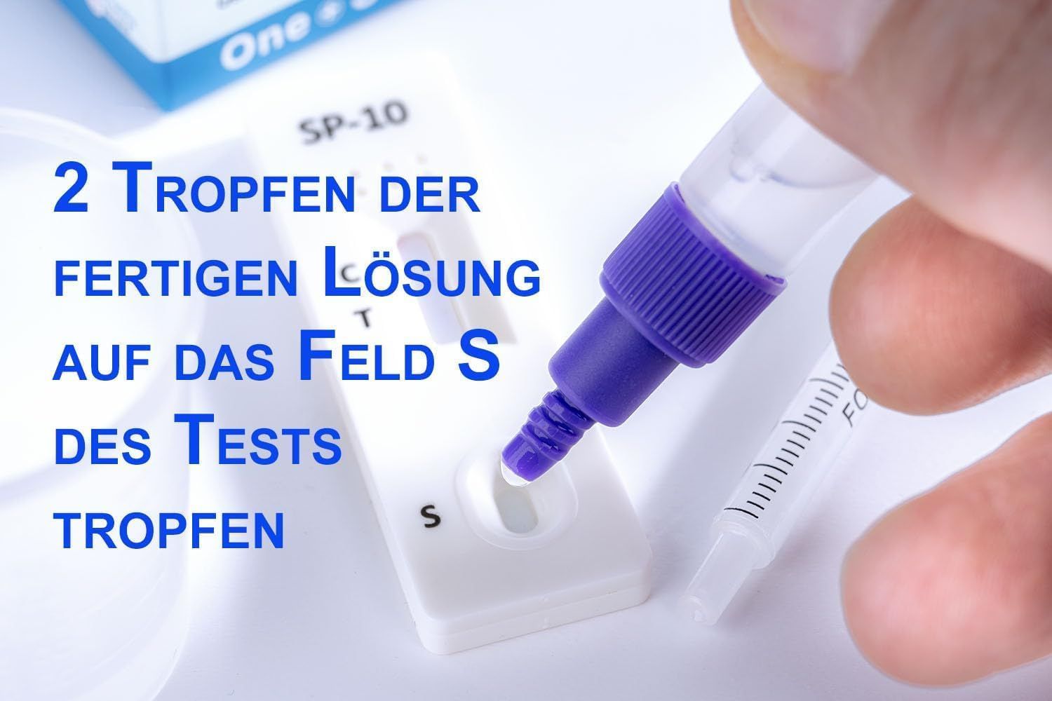 One+Step Fruchtbarkeitstest Sperma Test für Männer - Spermientest für zu Hause