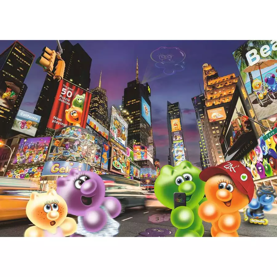 Ravensburger Gelini am Time Square bunt