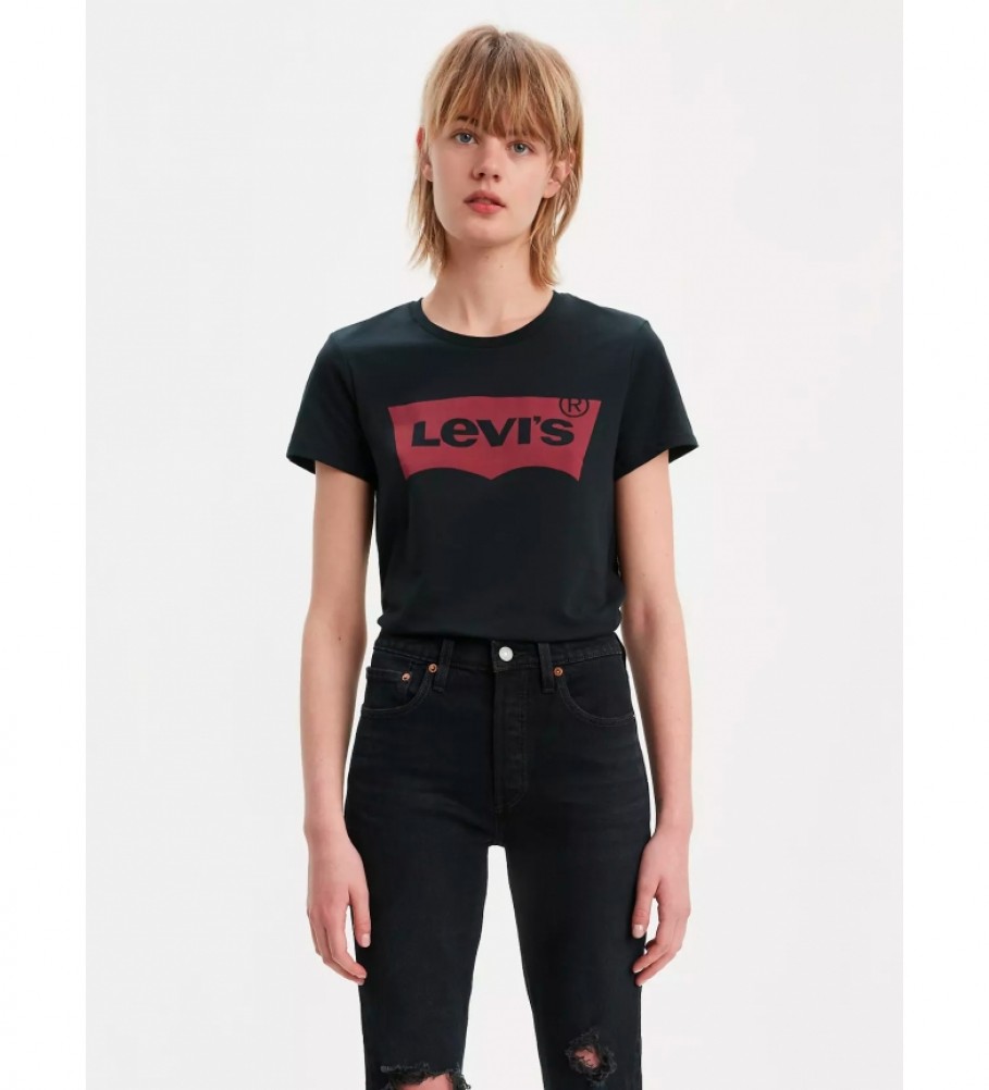 Camiseta preta Levi's The Perfect Tee