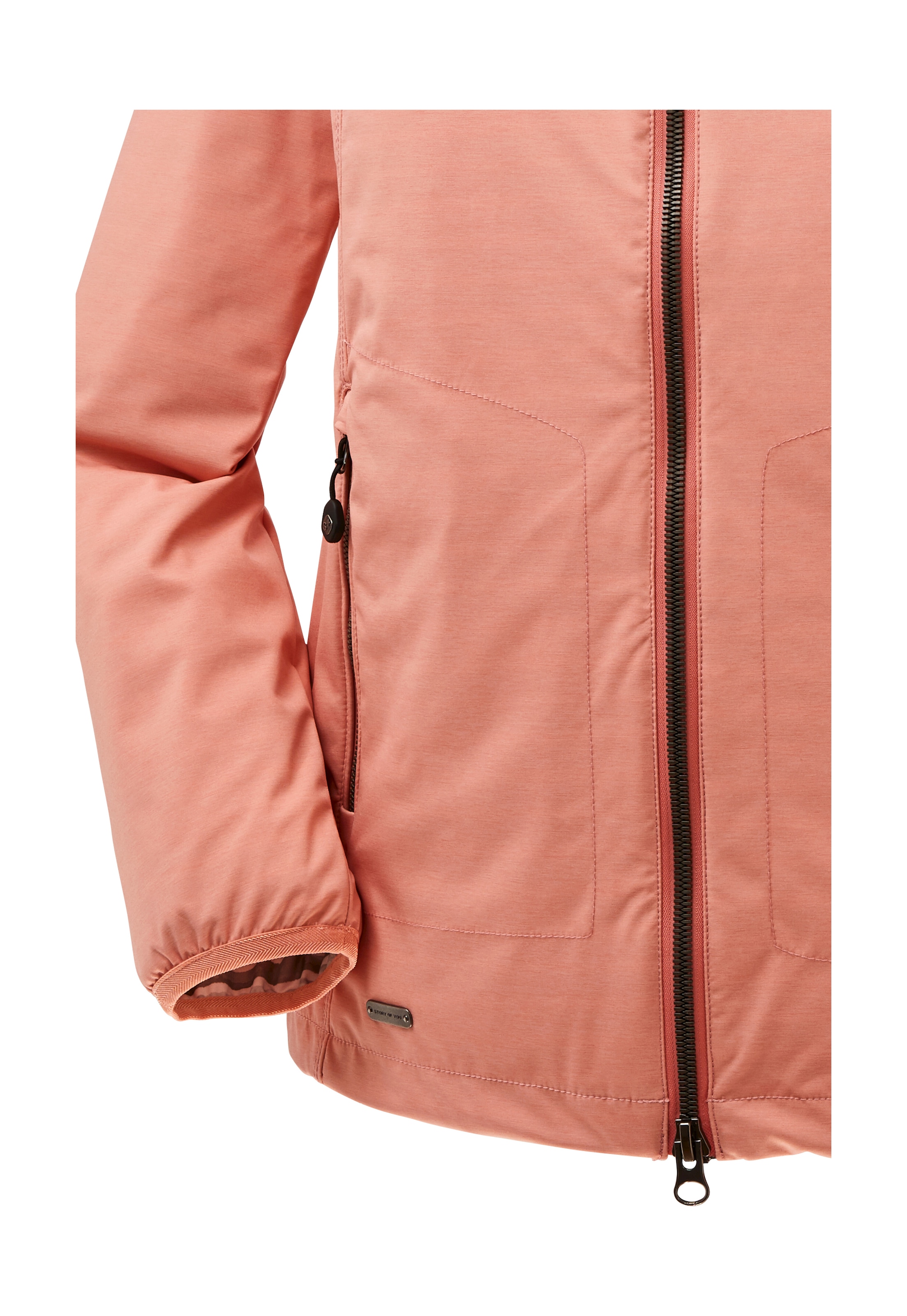 STOY Softshelljacke »STS 5 WMN SFTSHLL JCKT« Softshelljacke: Plus-Size, wasserabweisend, atmungsaktiv