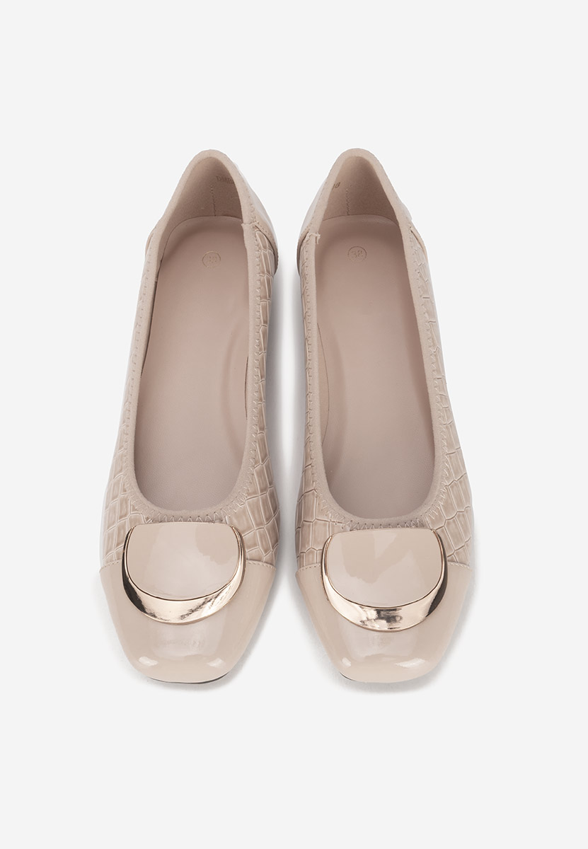 Chaussures élégantes femme beige Denosia