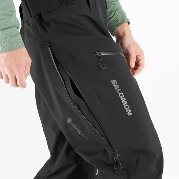Pantalon de ski SALOMON MOON PATROL GORETEX BIB M DEEP BLACK