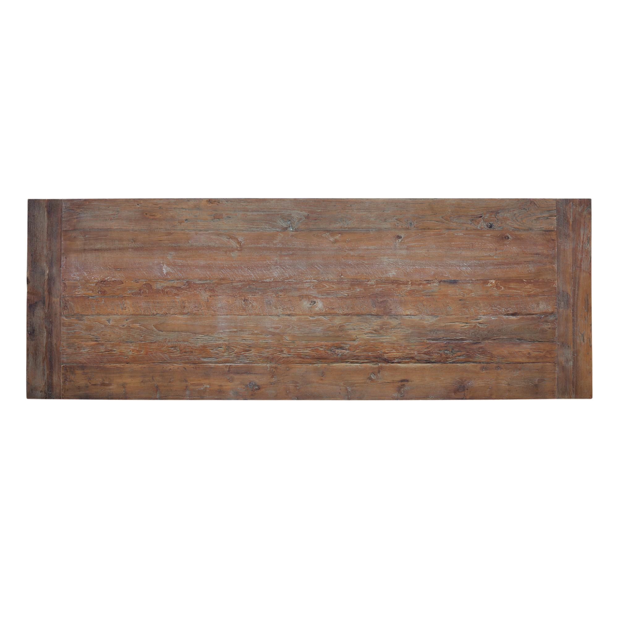Esstisch aus recyceltem Teak ohne Schublade, L 260 cm, B 100 cm, H 78 cm von fischer's lagerhaus