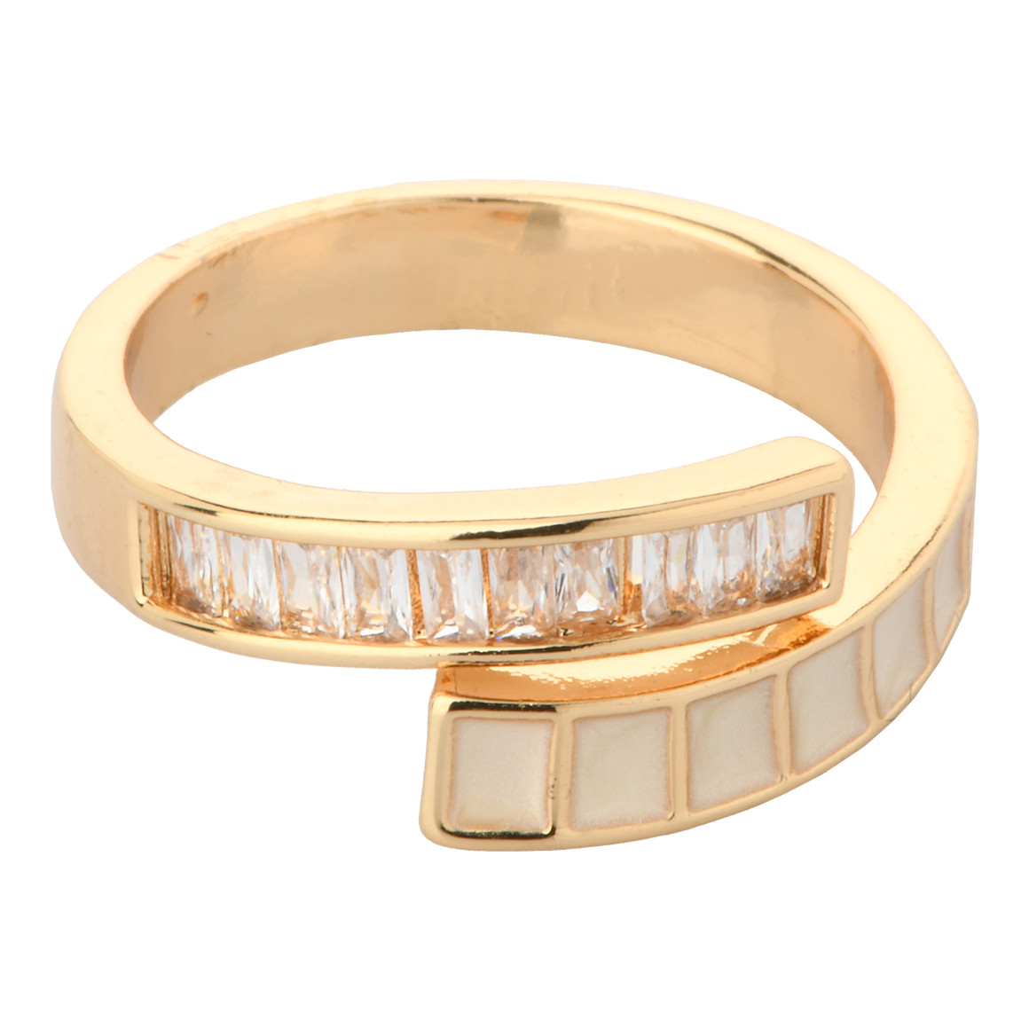 Gina Benotti Damen Ring mit Schmucksteinen gold