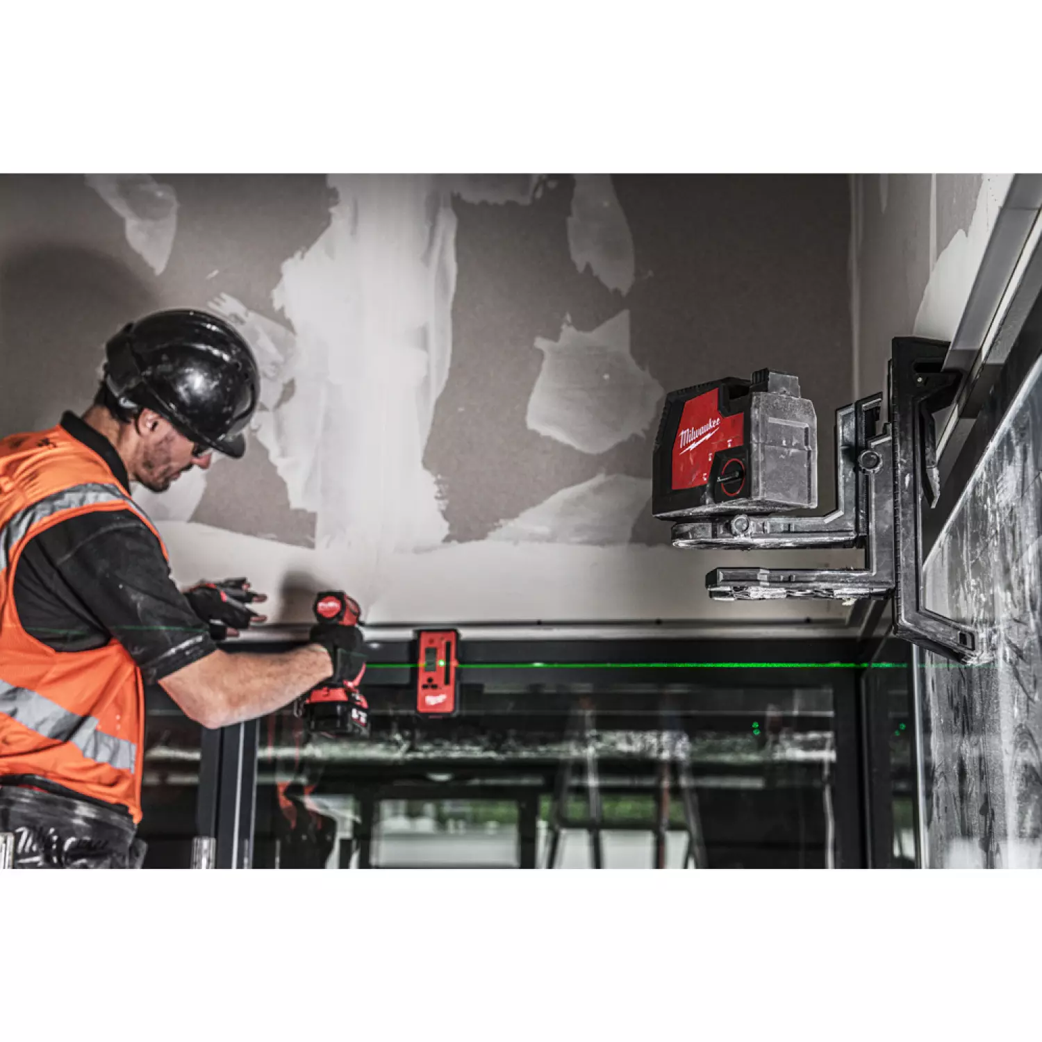 Milwaukee LDR50 Laserontvanger 50m - Groen - IP54