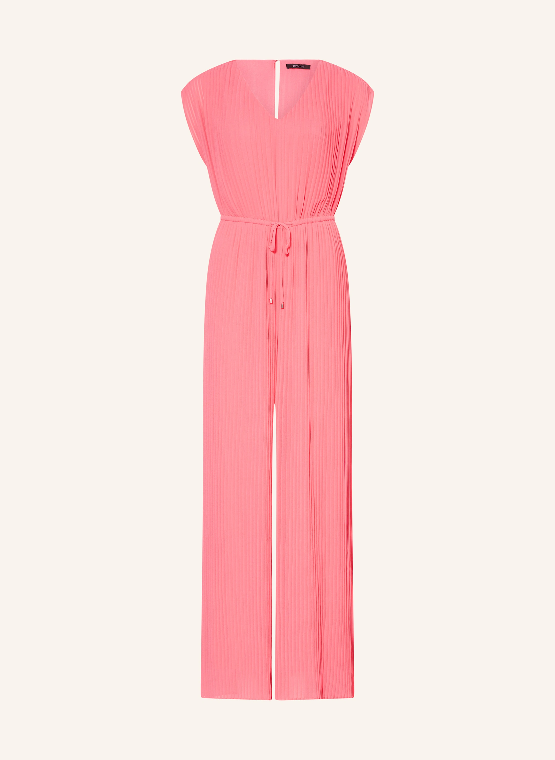 comma Jumpsuit mit Plissees