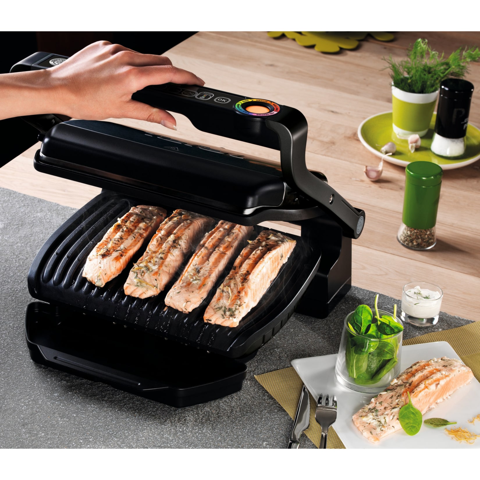 Tefal Kontaktgrill OptiGrill+ GC712D34