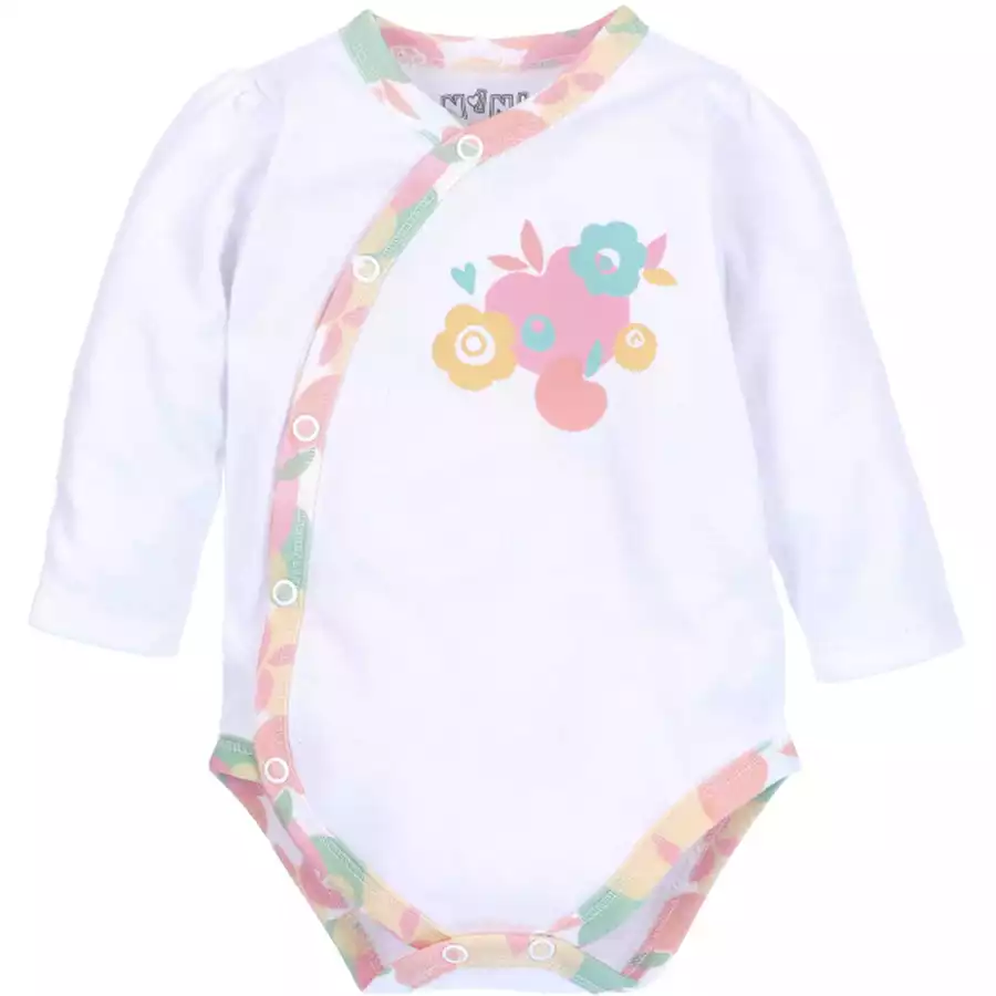 Nini Body Langarm Herbst, Winter weiß