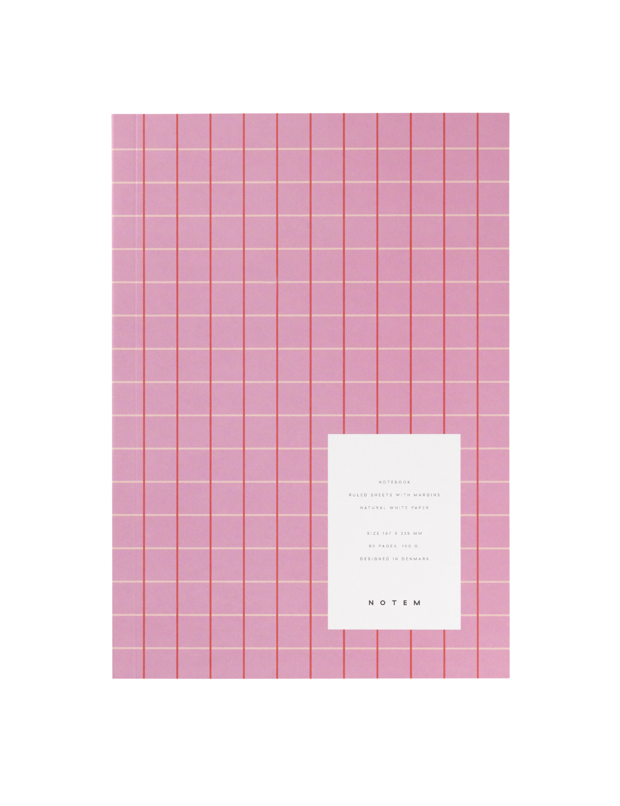Notem  VITA notesbog, medium - Rose Grid