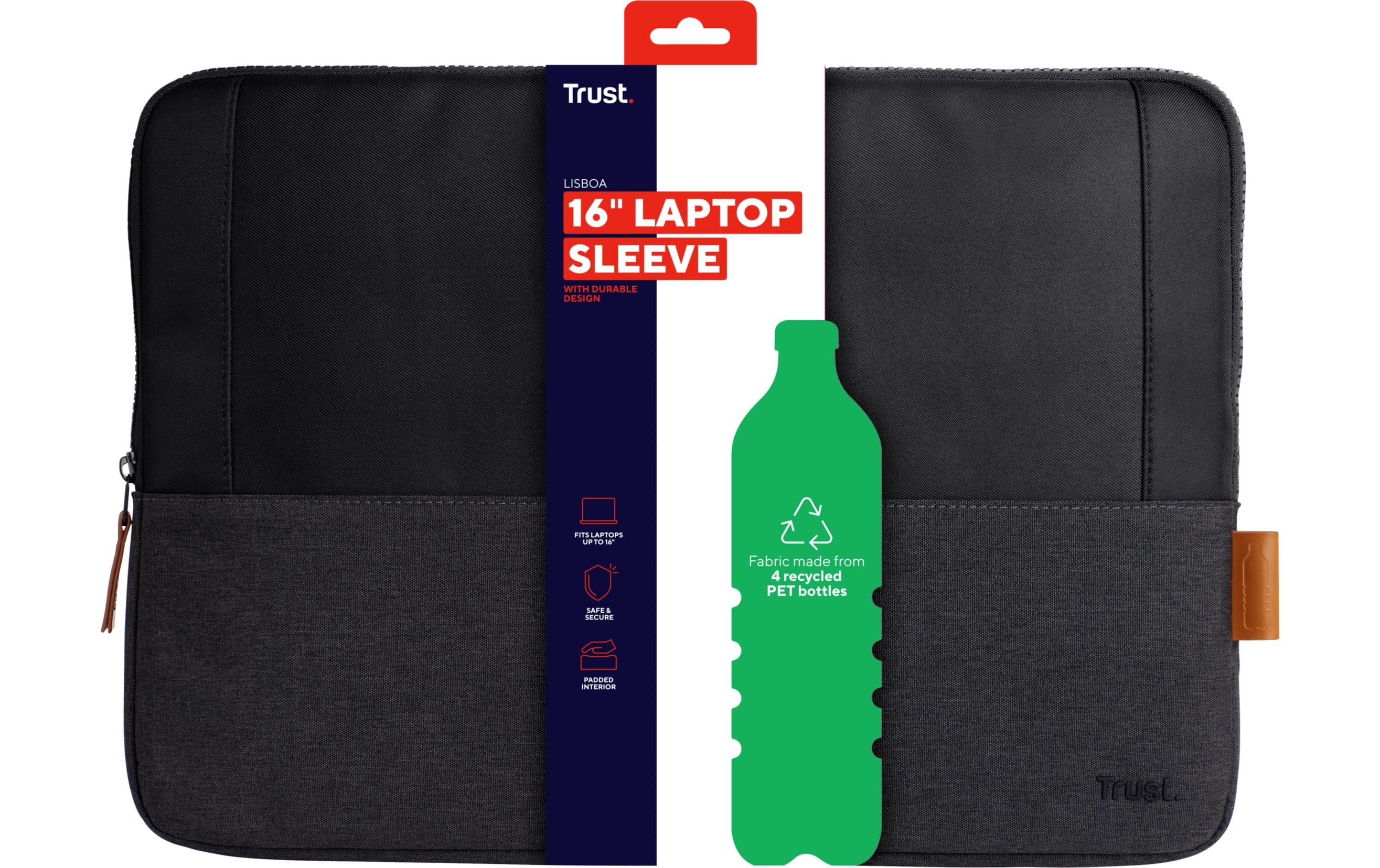 Notebook-Sleeve Lisboa Schwarz, 16 