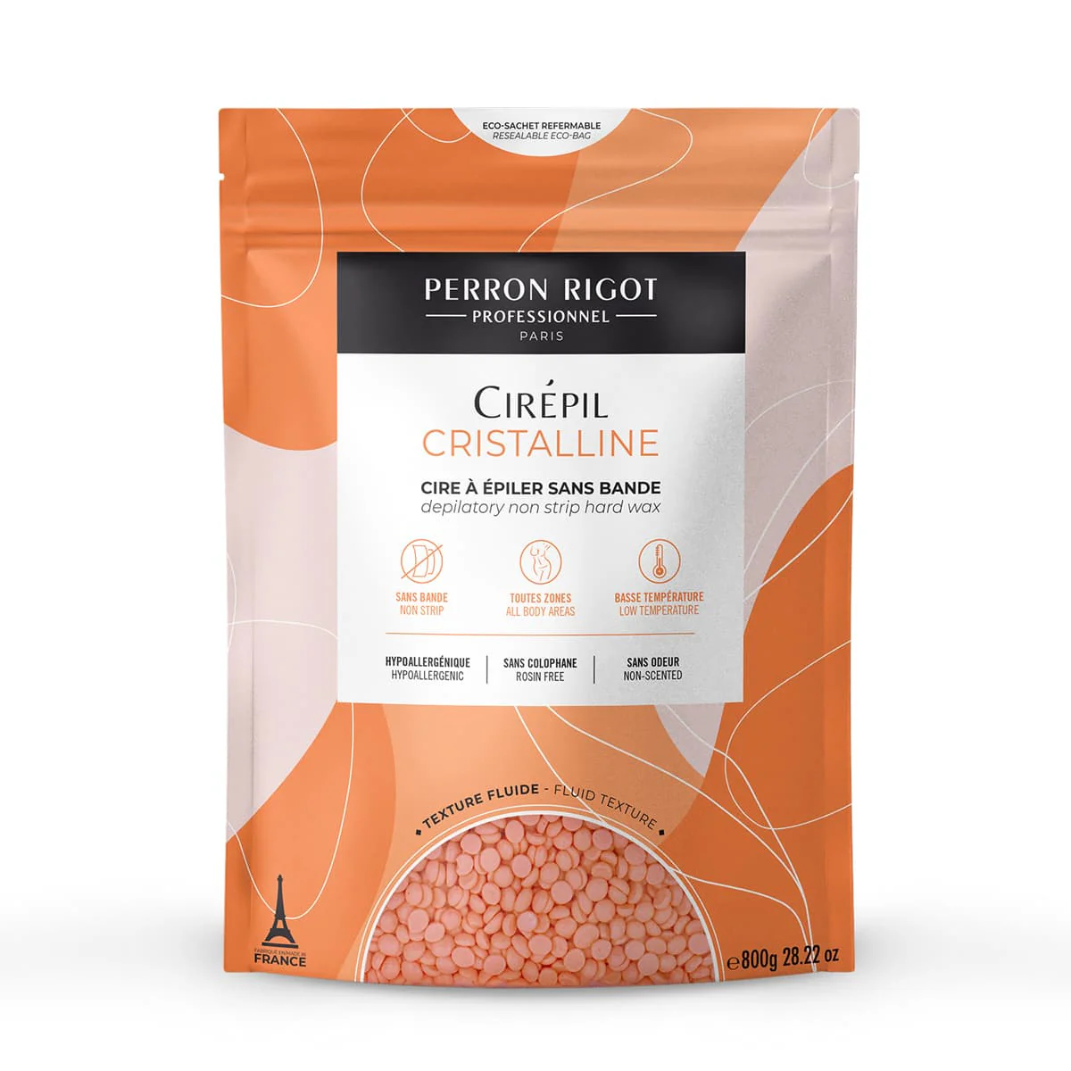Cire épilation pelable texture fluide Cristalline Cirépil 800ml