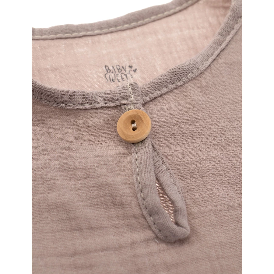 Baby Sweets Shirt Kurzarm Bruno, der Eisbär by Maria König braun