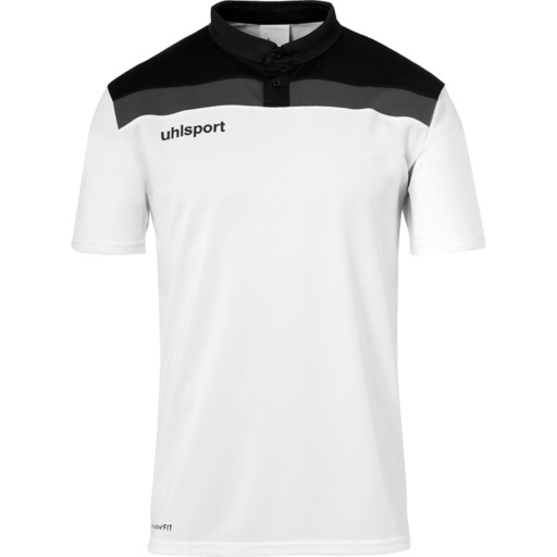 Camisa Pólo Offense 23 Branca/negra/antracita Uhlsport