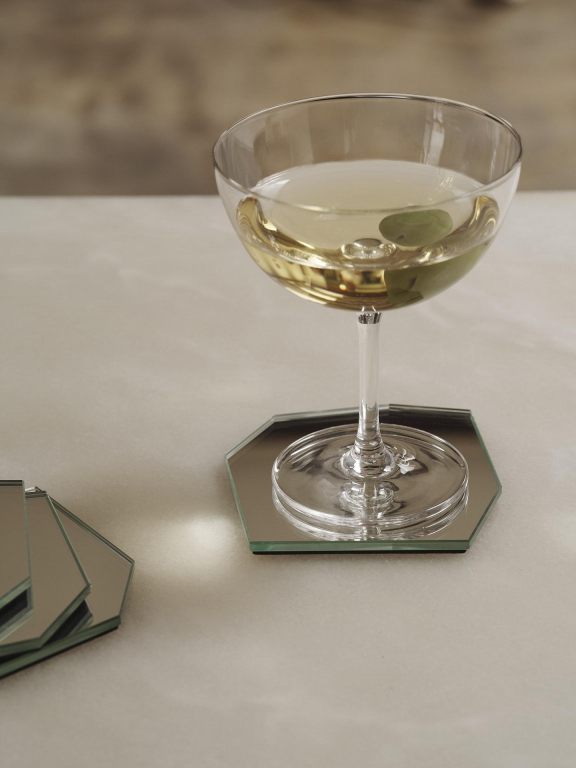 Ferm Living Shard onderzetters set van 4 Mirror
