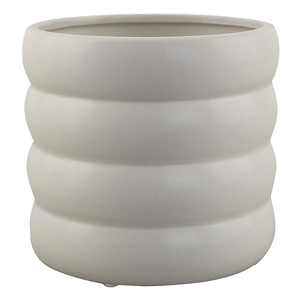 INNENDØRS POTTE PIARDINO LEYA IVORY Ø14CM HVIT