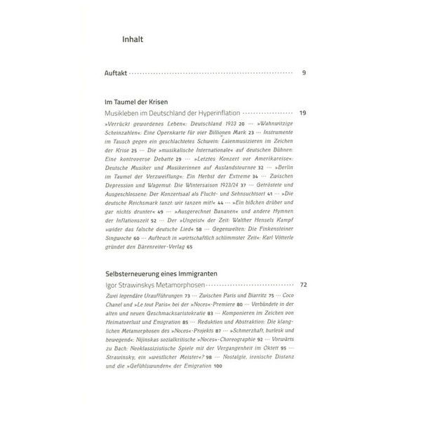 Bärenreiter Im Taumel der Zwanziger