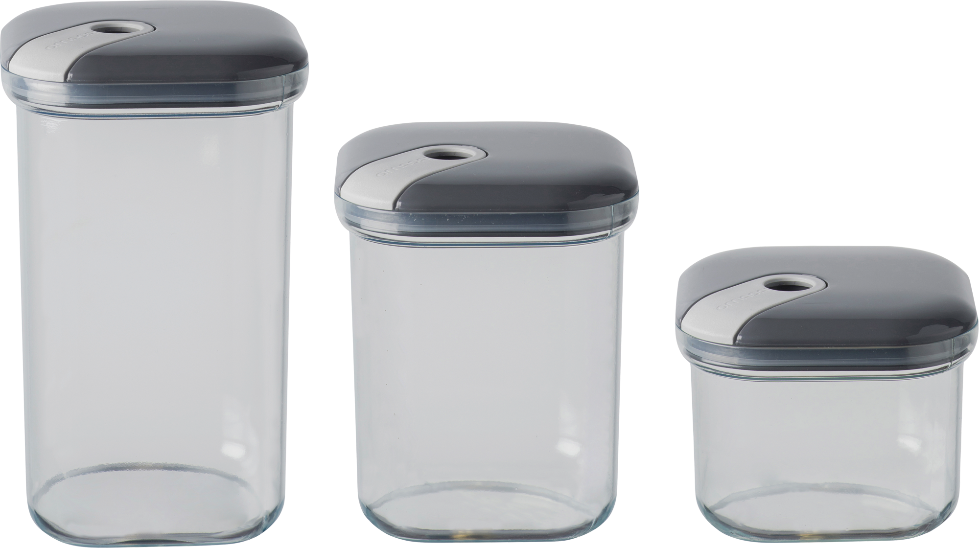 Omada Vorratsdose 3er Set grau