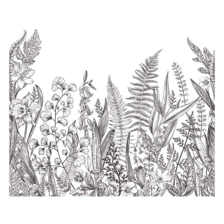 PaperMint Fresque Garden Line Pack 1 - 3 lès | Noir